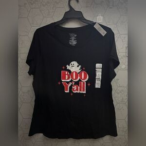 Nwt Time and Tru Women’s Maternity Halloween Graphic Print Short Sleeve Tee